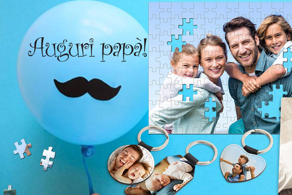 Speciale Festa del Papà Puzzle, Mousepad, Portachiavi